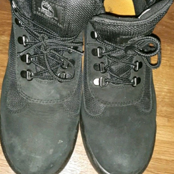 Black 9.5 Mens Waterproof Anti-Fatigue Timberlands - Picture 1 of 3